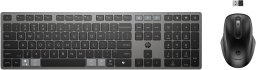 Hewlett Packard (HP) HP 725 Multi-Device Rechargeable Belaidė klaviatūra ir pelė Combo EURO