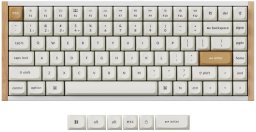 Klawiatura Keychron K2 HE Special Version Gateron Double-Rail Magnetic Nebula