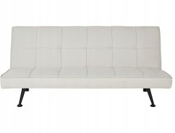 Beliani Sofa rozkładana jasnobeżowa HASLE