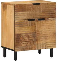 vidaXL Szafka nocna Brązowa 50x33x60 cm Drewno lite Mango