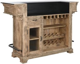 Meble Home ESPRIT BAR Metal Drewno mango 152 x 61 x 107 cm