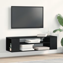 vidaXL Szafka RTV Czarny dąb Drewno inżynieryjne 100 x 30 x 26.5 cm