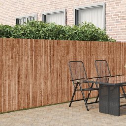 vidaXL Panele ogrodowe Brązowy Bambus 600 x 150 cm Trwały