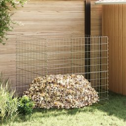 vidaXL Srebrny Metaliczny Stal Ocynkowana 100 x 100 x 100 cm Wytrzymały