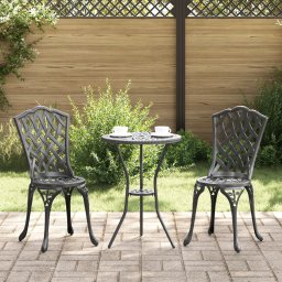 vidaXL Czarny Aluminium Standard Oddychająca konstrukcja
