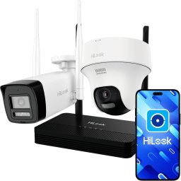Zestaw do monitoringu Wi-Fi HiLook by Hikvision EasyLink WIFIKIT-BT4-4CH