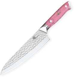 Nóż Dellinger PINK STONE Gyuto 210 mm [K-H257]
