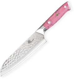 Nóż Dellinger PINK STONE Santoku 180 mm [K-H256]
