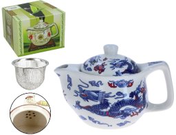 Czajnik ceramiczny z zaparzaczem