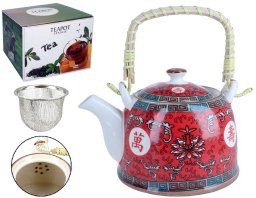 Czajnik ceramiczny z zaparzaczem