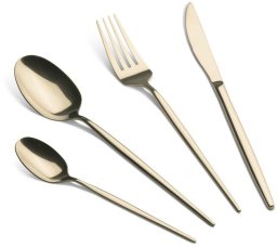 SZTUĆCE 24 ELEM. BERLINGER HAUS BH-3067 POŁYSK CHAMPAGNE