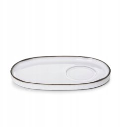 Revol CARACTERE Spodek owalny Biała Chmura 18 x 11,1 cm
