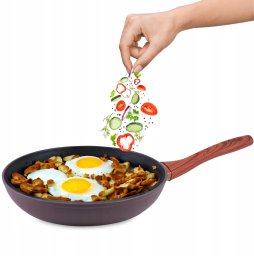 PATELNIA NIEPRZYWIERAJĄCA 28 CM POWŁOKA NON STICK ILAG INDUKCJA GAZ TOPFANN