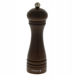 Młynek do przypraw De Buyer JAVA Młynek do przypraw 18 cm ciemny brąz