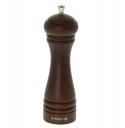 Młynek do przypraw De Buyer JAVA Młynek do pieprzu 18 cm ciemny brąz