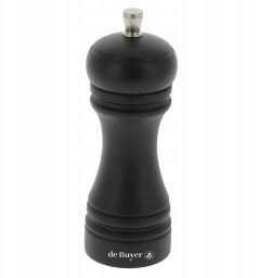 Młynek do przypraw De Buyer JAVA Młynek do soli 14 cm ciemny brąz