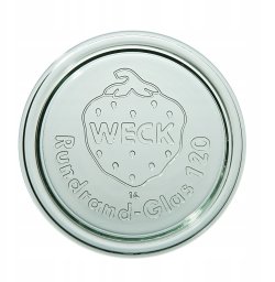 Weck Pokrywa szklana 120 mm, 6 szt.