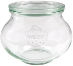 Słoik Deco 560 ml z pokrywą - op. 6 szt
