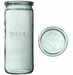 Słoik cylindryczny 1590 ml z pokrywą - op. 6 szt