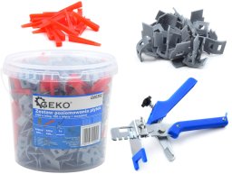 Zestaw poziomowania płytek (300 x klipsy,100 x kliny + szczypce) (6)