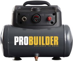 Air compressor PROBUILDER, power 1200 W, pressure 8 Bar, flow 172 l/min, capacity 6 l