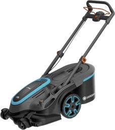 PowerMax Duo 46/36V Dual-Blade akumuliatorinės vejapjovės komplektas su P4A baterija