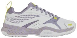Tennis shoes for ladies SPEEDEX CLAY white/wisteria EU38