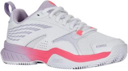 Tennis shoes for ladies K-SWISS SPEEDEX CLAY white/orchid petal EU37