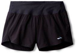 Damskie spodenki do biegania Brooks Chaser 3 Short 2.0 czarne Rozmiar:L