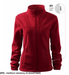 Jacket 504 - ADLER - Polar damski, 280 g/m2, 100 % poliester - marlboro czerwony 23 (brand label) L