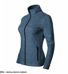 Factor - ADLER - Factor - Micro polar damski, 300 g/m2, 100 % micro poliester z recyklingu - ciemny denim melanż XS