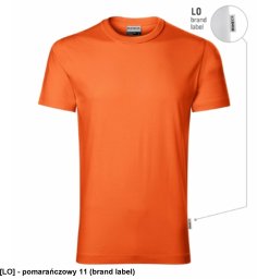 Resist R01 - ADLER - Koszulka męska, 160 g/m2, 100% bawełna, - pomarańczowy 11 (brand label) XL