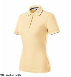 Focus - ADLER - Focus - Koszulka polo damska, 180 g/m2, 65 % bawełna, 35 % poliester, 85 % bawełna, 15 % wiskoza - bourbon vanilla 2XL