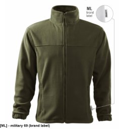 Jacket 501 - ADLER - Polar męski, 280 g/m2, 100% poliester - military 69 (brand label) 3XL