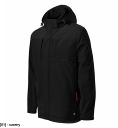Vertex - ADLER - Vertex - Zimowa kurtka softshellowa męska, softshell, 320 g/m2, 94 % poliester, 6 % elastan - czarny L