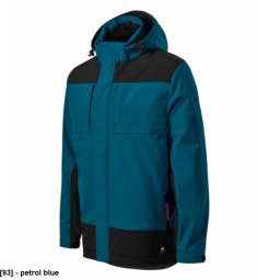 Vertex - ADLER - Vertex - Zimowa kurtka softshellowa męska, softshell, 320 g/m2, 94 % poliester, 6 % elastan - petrol blue 2XL