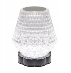 Ideus Abi 04403 lampa stołowa lampka 1x0,7W LED SMD 59 lm transparentna