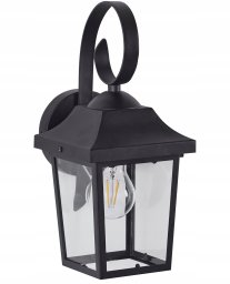 Kinkiet Beliani Lampa ścienna ogrodowa TANGON Czarny