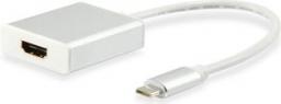 Adapter USB Equip USB-C - HDMI Biały  (133452)