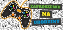 Zaproszenie Urodziny - Pad (5szt) EDUKAMP