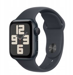 Smartwatch Apple Watch SE GPS 40mm Midnight Alu Sport M/L Czarny (mxe93qc/a)