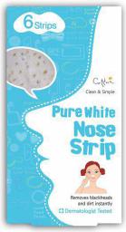  Cettua Pure White Nose Strip 6 paski oczyszczające na nos 6 szt.