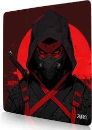 DUŻA PODKŁADKA POD MYSZKĘ Ninja Przyszłości 30x30 TILT Wodoodporna Prezent
