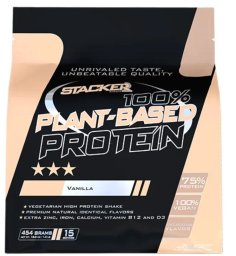 Stacker2 Europe - Białko Roślinne 100%, Wanilia, Proszek, 454g