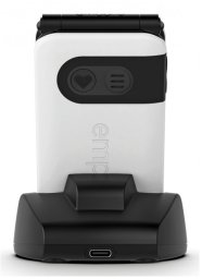 Telefon komórkowy Emporia emporia SIMPLICITYglam 4G bialy bez zasilacza sieciowego
