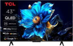 Telewizor TCL 43P7K QLED 43'' 4K Ultra HD Google TV