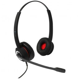 Plusonic Zestaw Słuchawkowy On Ear 6337-10.2P_Bbb Przewodowa Czarny