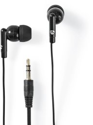 Słuchawki Nedis HPWD1000BK słuchawki/zestaw słuchawkowy Przewodowa Douszny Połączenia/muzyka Czarny