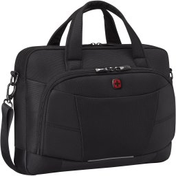 WENGER Altair Brief 35,56cm 14Zoll - 40,64cm 16Zoll Laptop Briefcase with Tablet Pocket Black