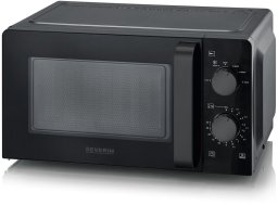 Severin MW 9587 schwarz Mikrowelle mit Glasboden